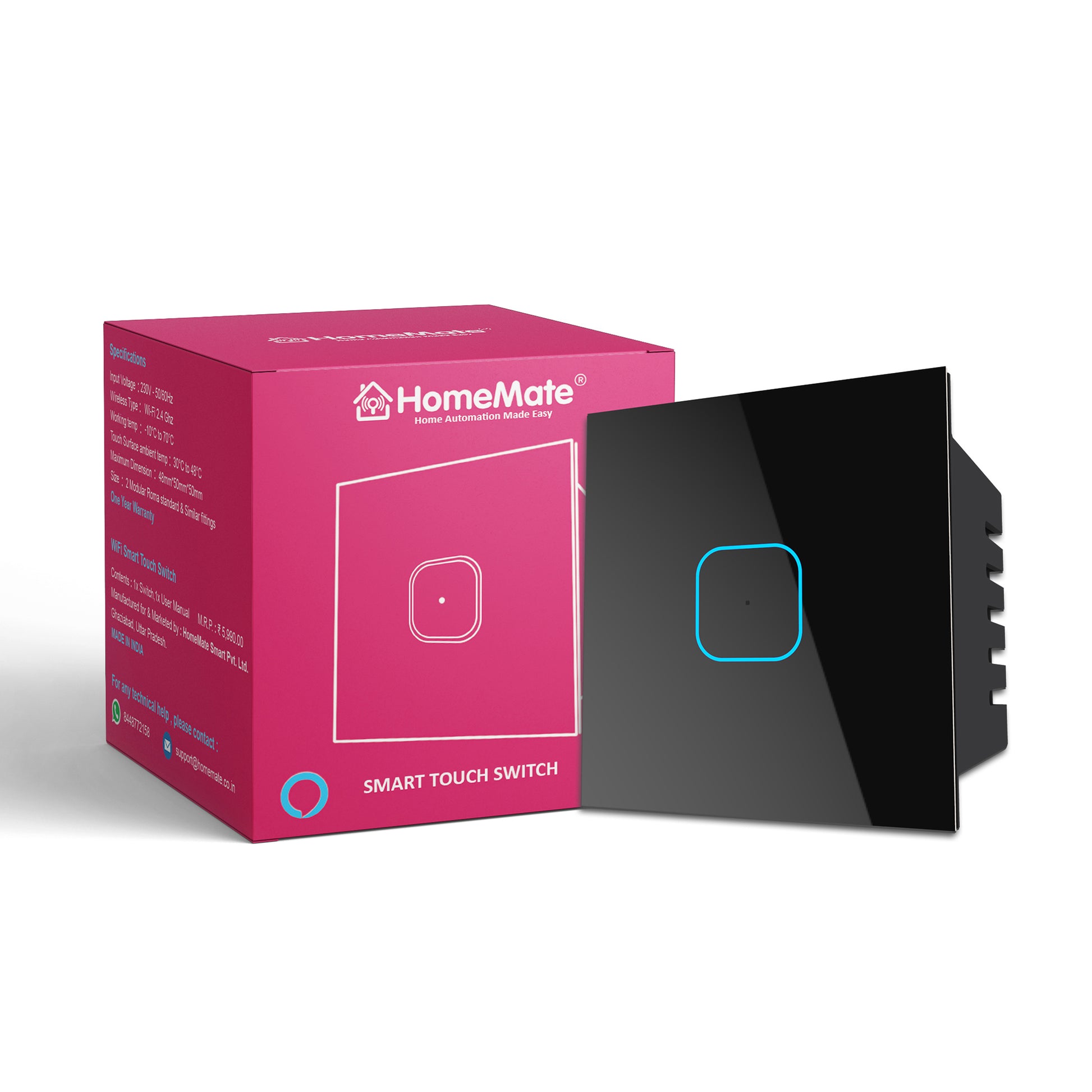 1 Gang Smart Touch Switch