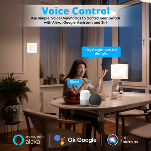 2-Way Smart Touch Switch White