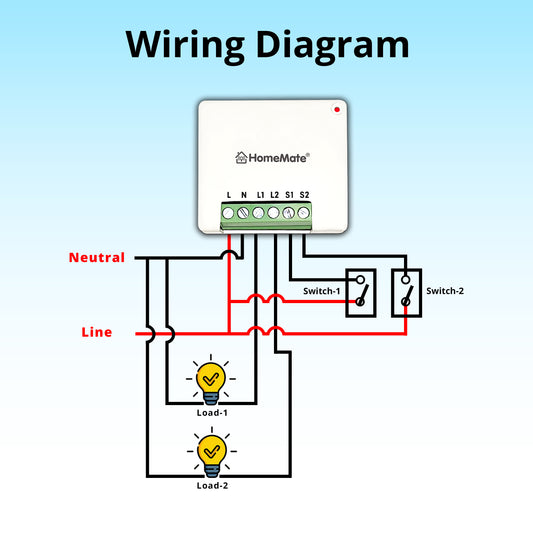 2-Node In-wall Smart Switch