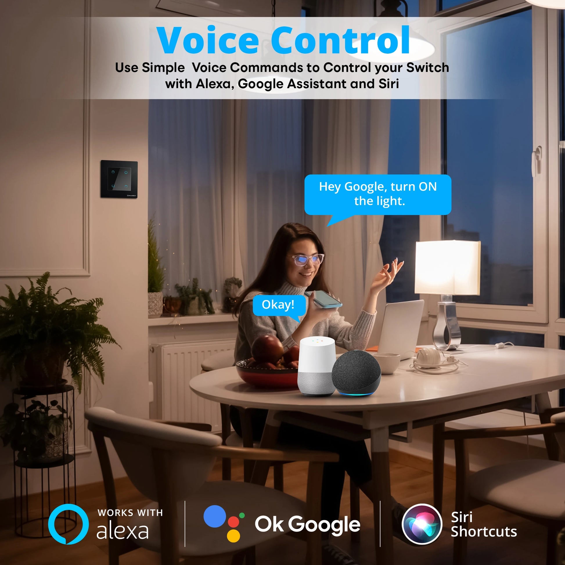 4 Gang Smart Touch Switch