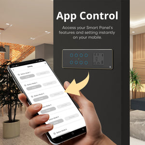 Smart Touch Panel 8 Switch 1 Socket