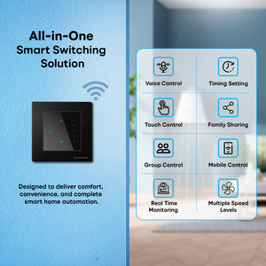 Smart Fan Regulator Touch Switch