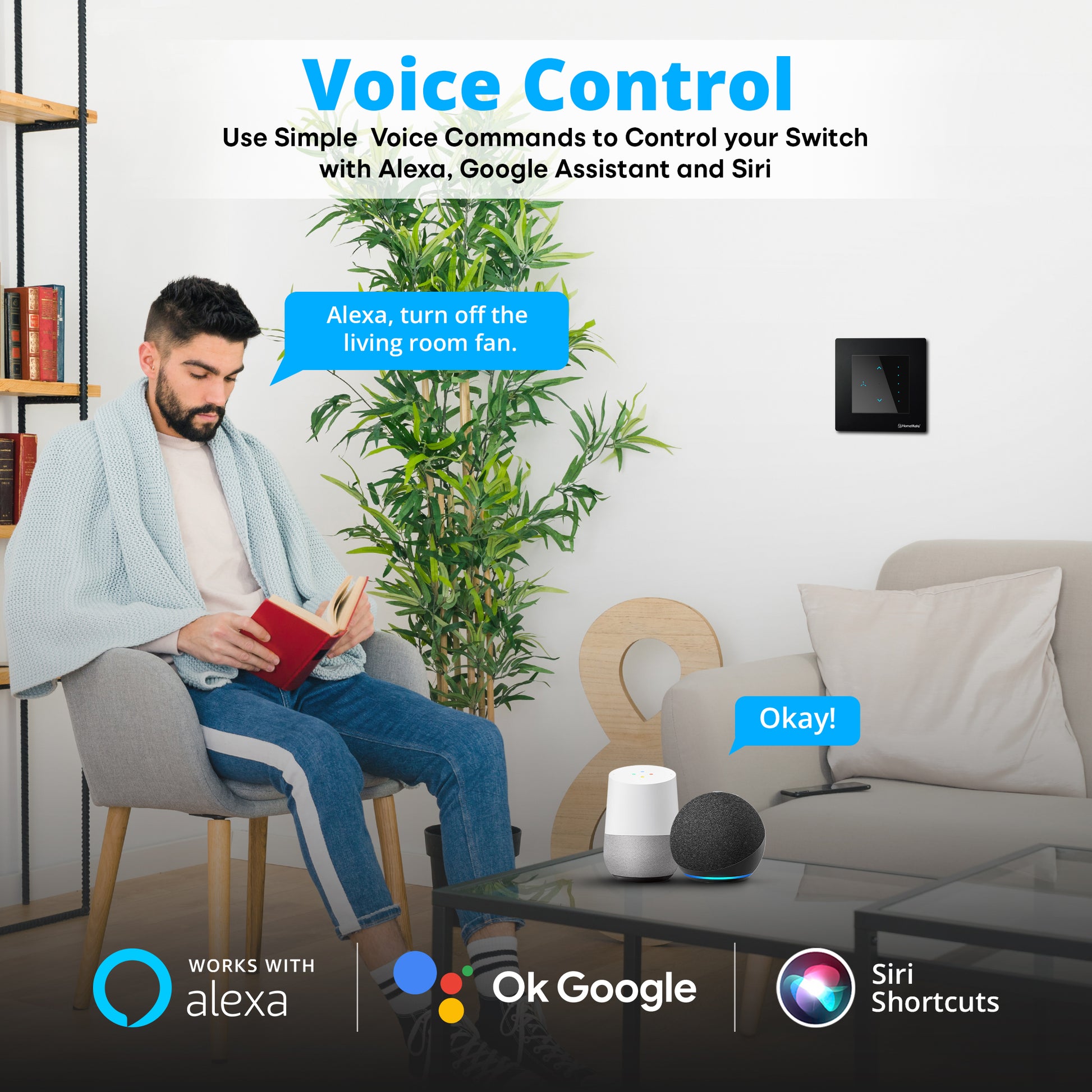 Smart Fan Regulator Touch Switch