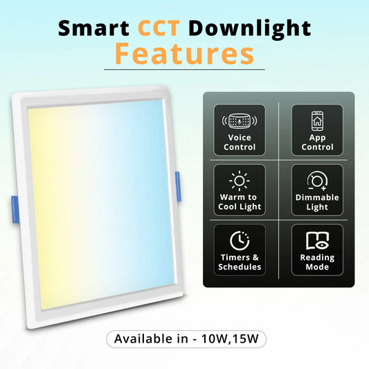 Smart CCT Downlight-Square