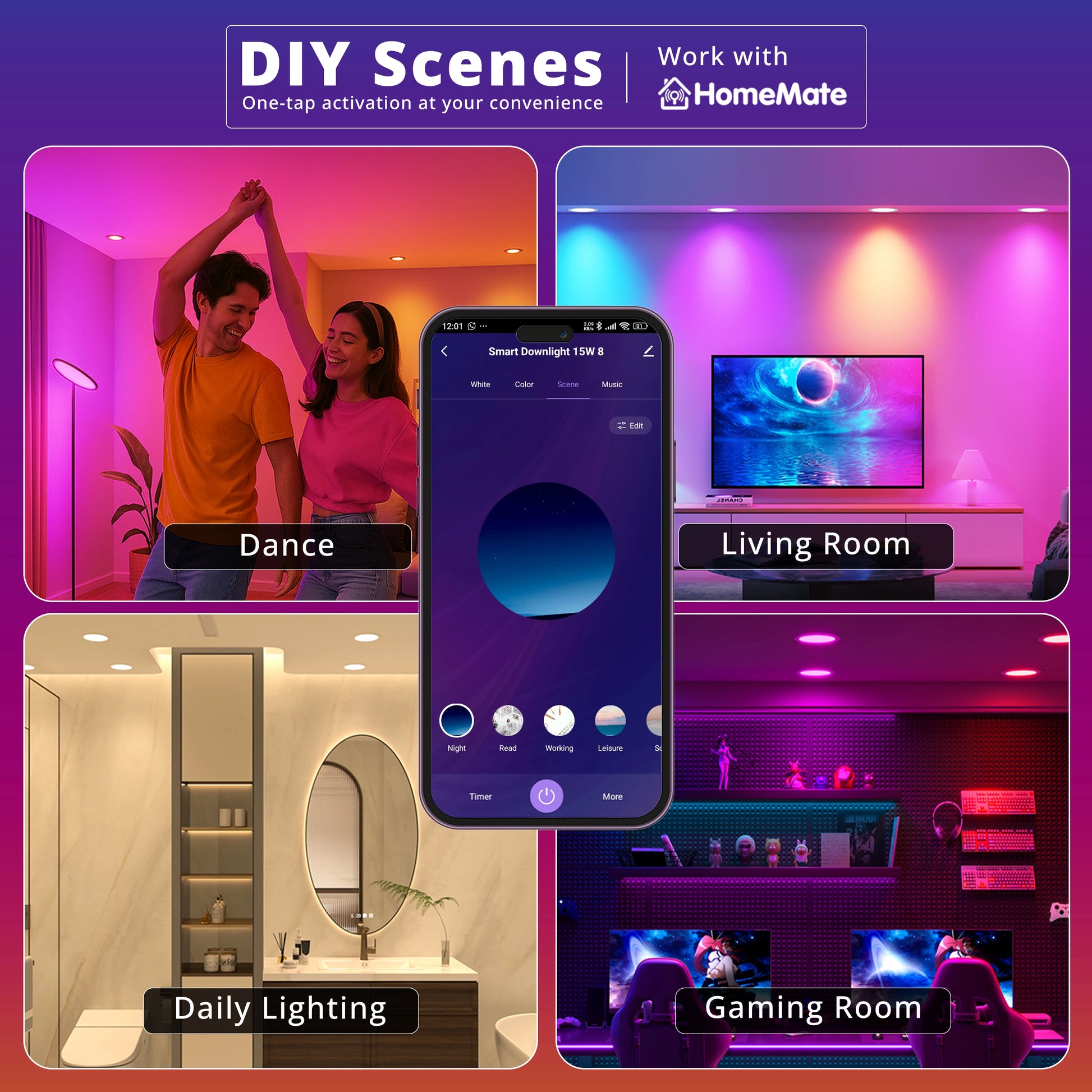 Smart RGB+CCT Downlight