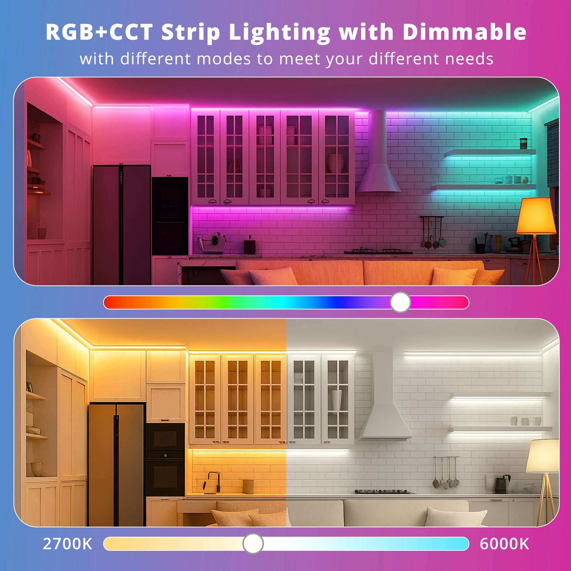RGB+CCT LED Strip Light