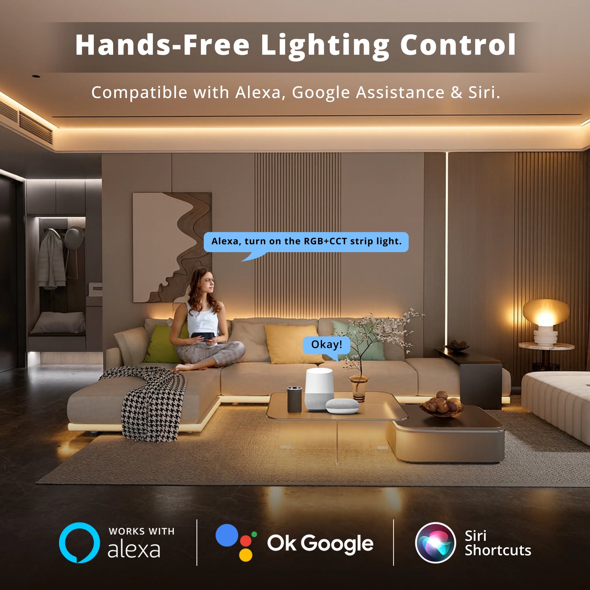 RGB+CCT LED Strip Light