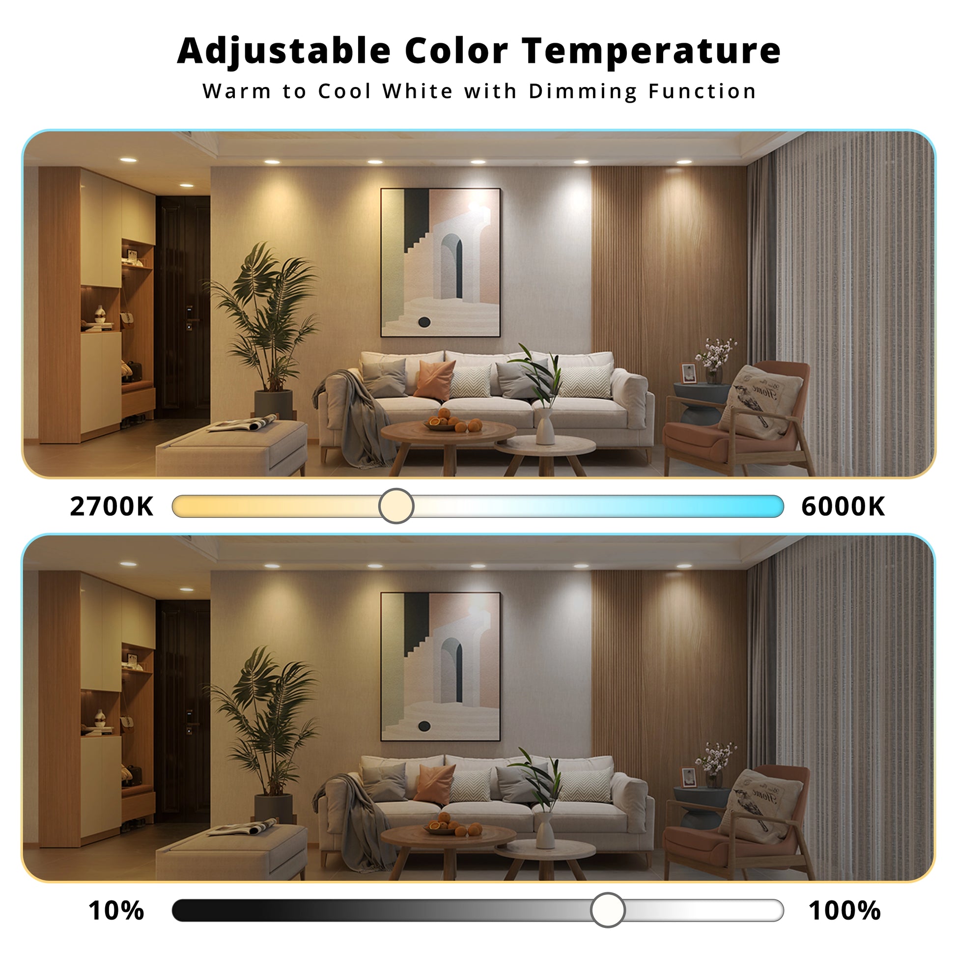 Smart CCT Downlight-Rounded