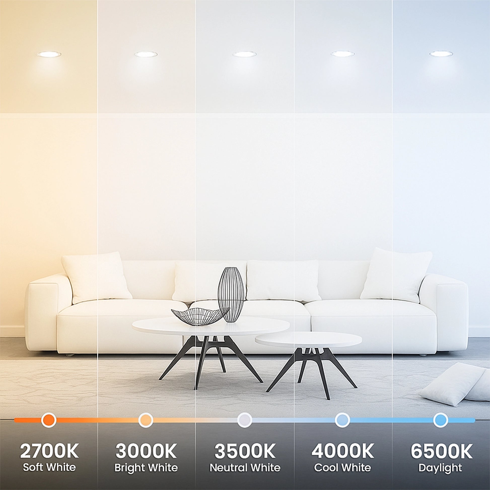 Smart CCT Downlight-Rounded