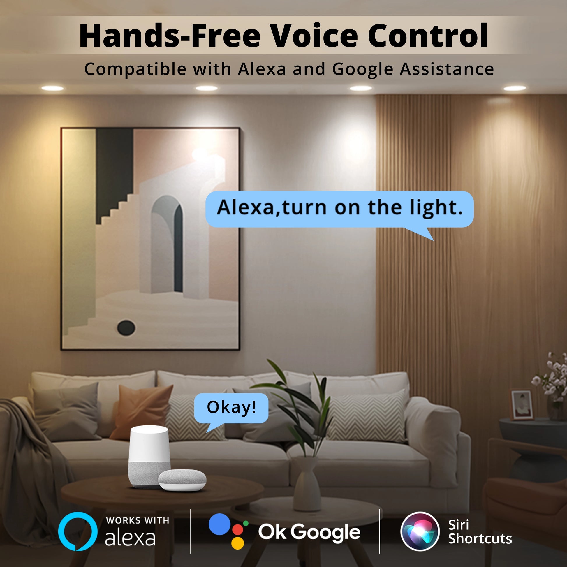 Smart CCT Downlight-Square