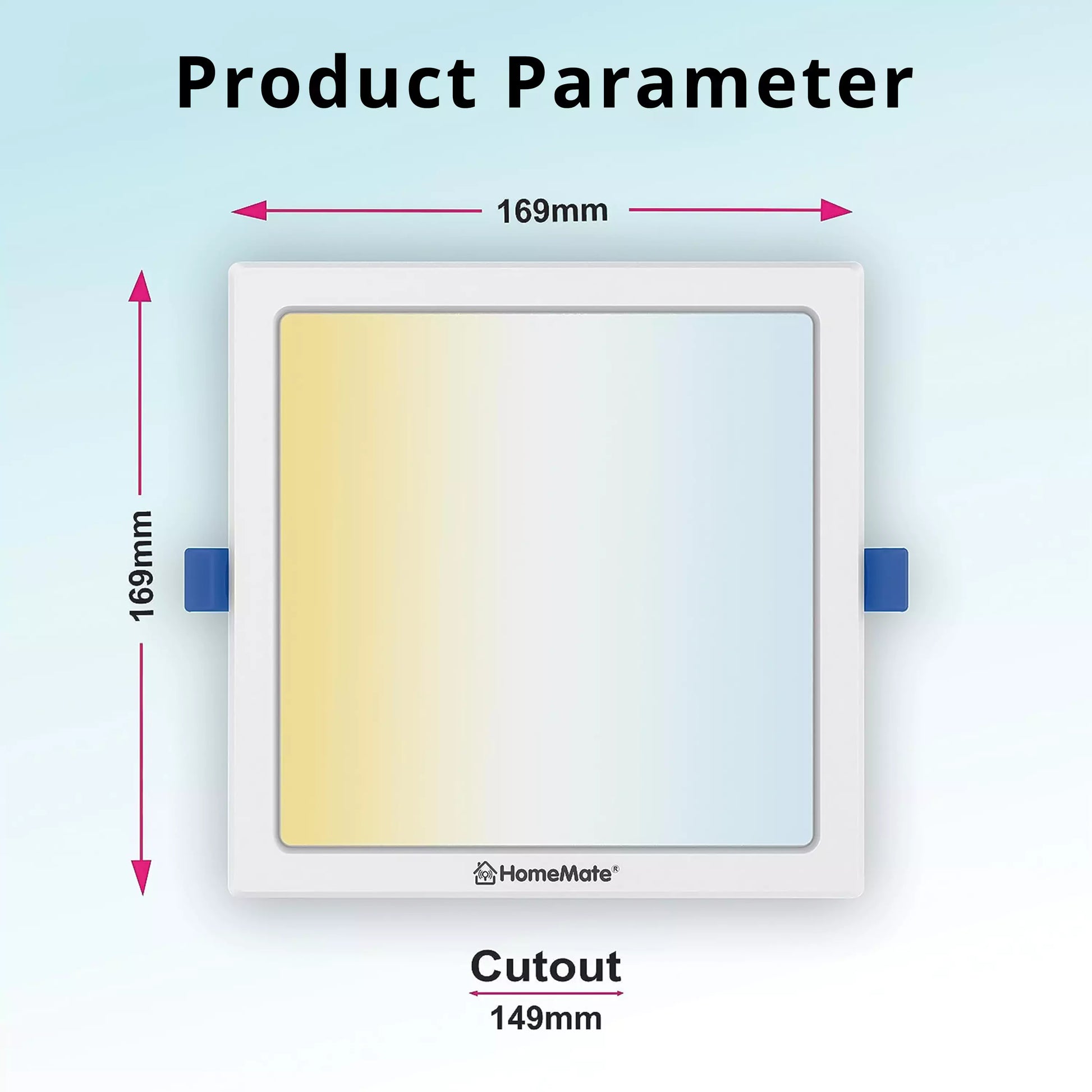 Smart CCT Downlight-Square