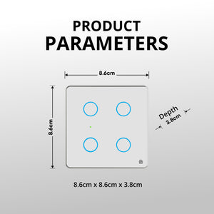 Touch Panel 4 Switch (White)