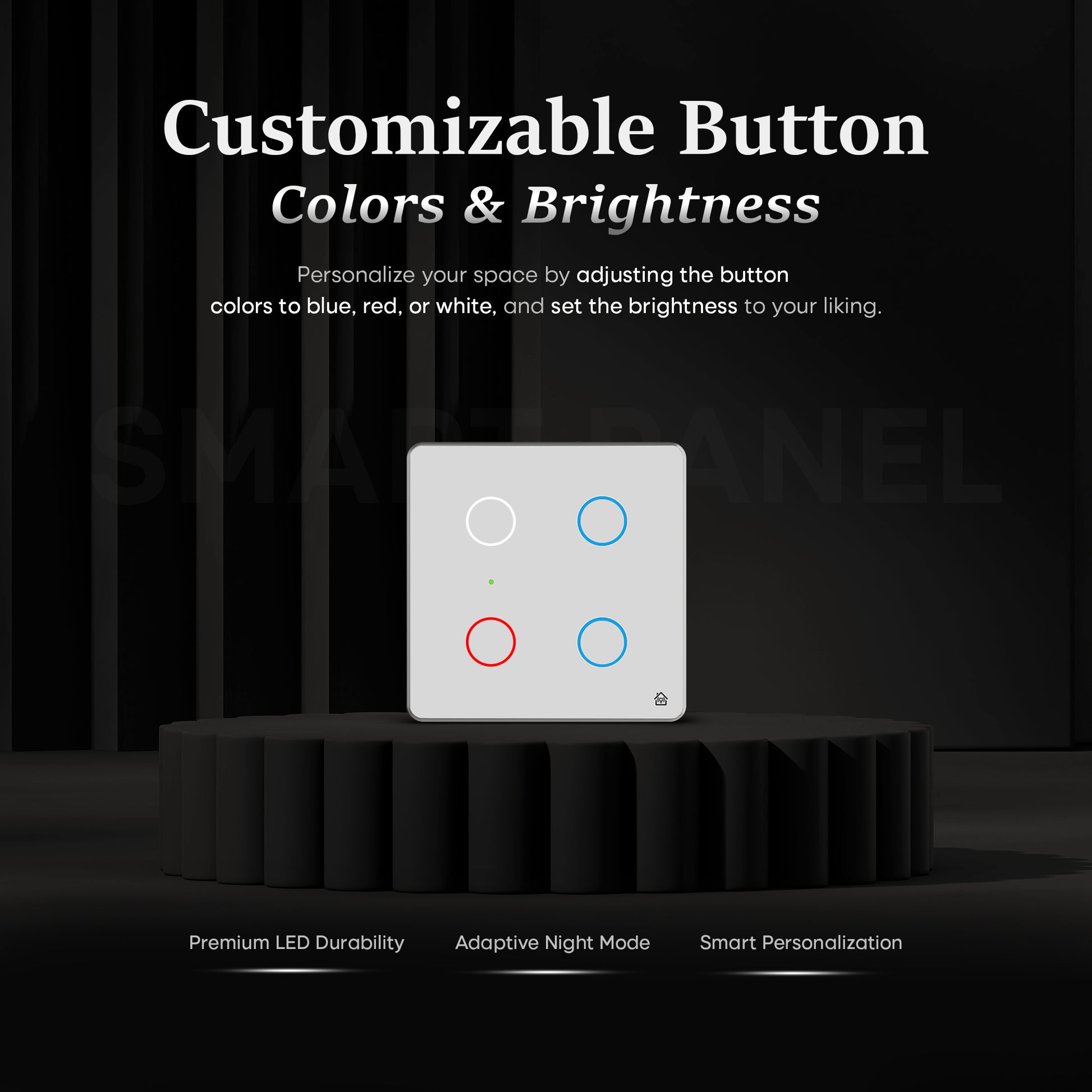 Touch Panel 4 Switch (White)